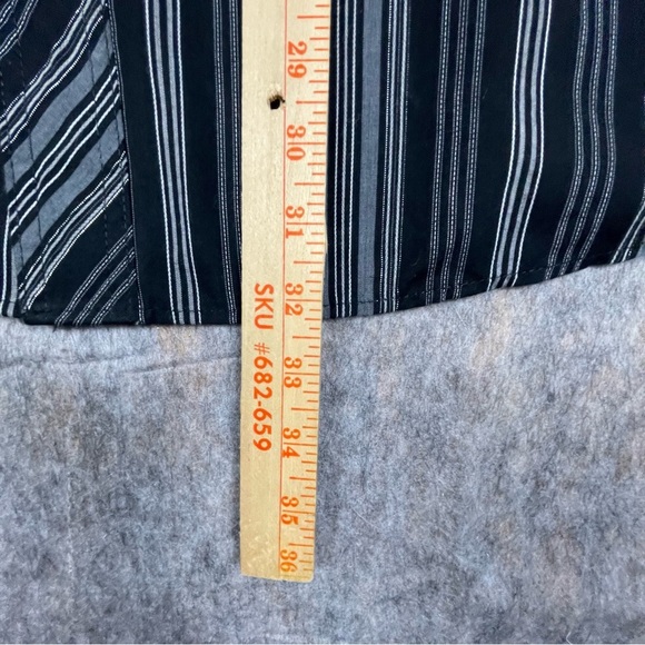 Wrangler Black Pearl Snap Striped Western Rodeo Cowboy Stylish Shirt - Sz 2XL - Picture 9 of 15